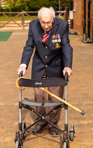 Captain Tom Moore 100th Birthday Walk